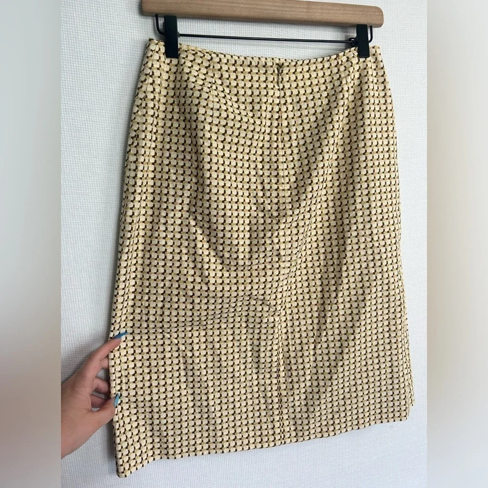 J. CREW Women's 100% Cotton Lightweight Pencil Skirt Multicolor
